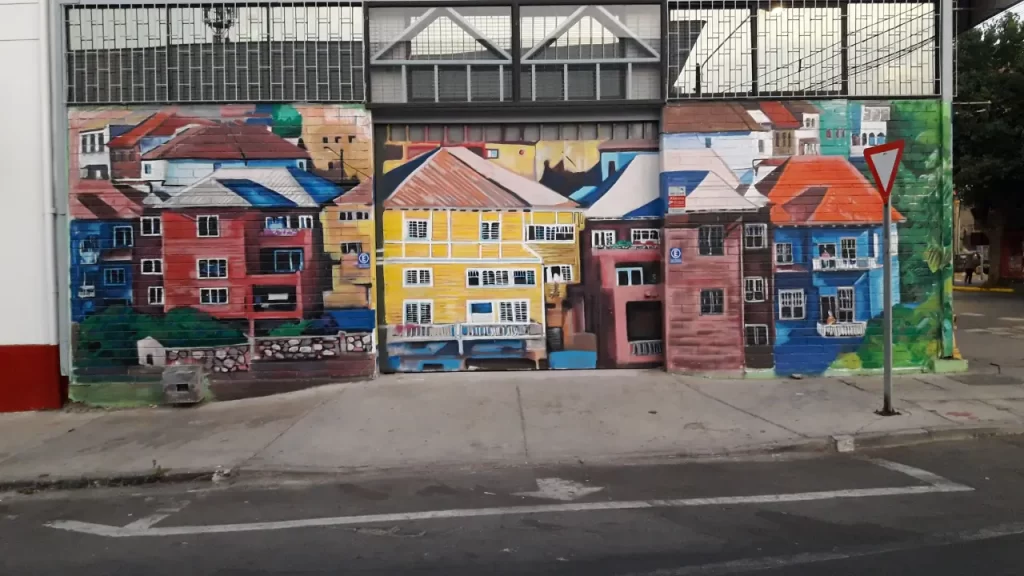 grafite em Valparaíso
