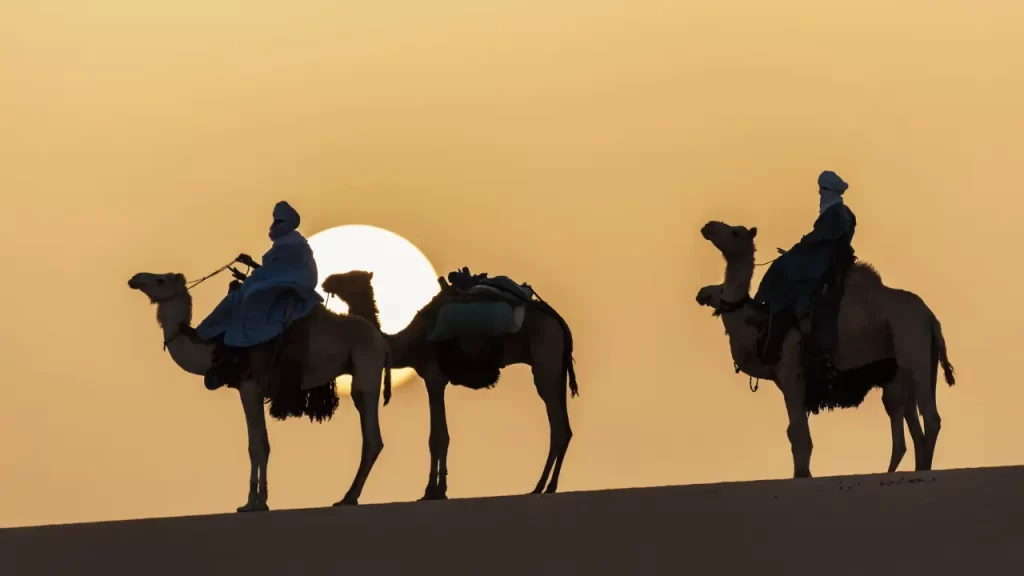 Nômades no Deserto do Saara