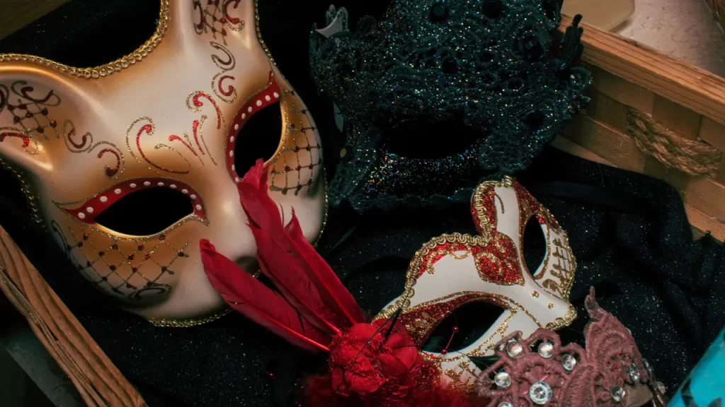 máscaras do Carnaval de Veneza