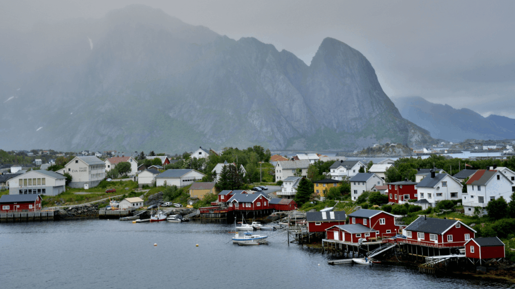 vilas de pescadores da Noruega