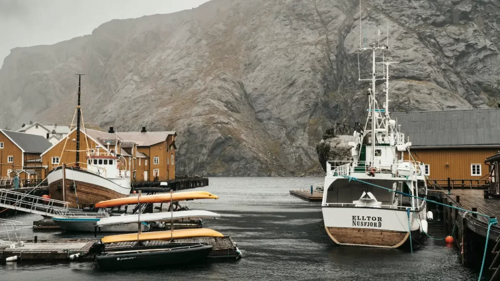 vilas de pescadores da Noruega